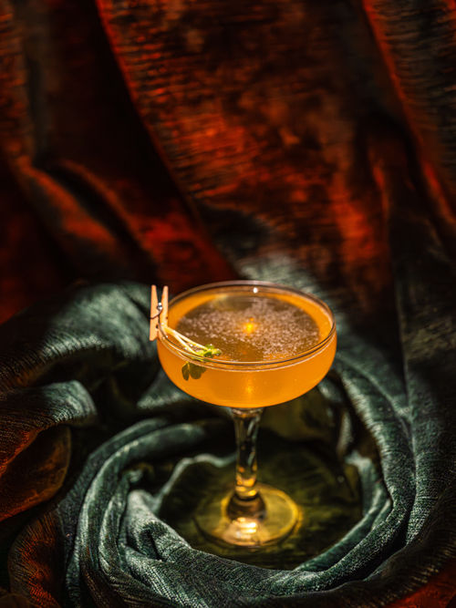 Cocktail Couleur menthe à l'eau